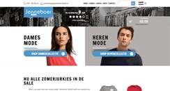 Desktop Screenshot of jenneboermode.nl