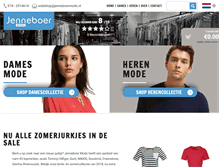 Tablet Screenshot of jenneboermode.nl